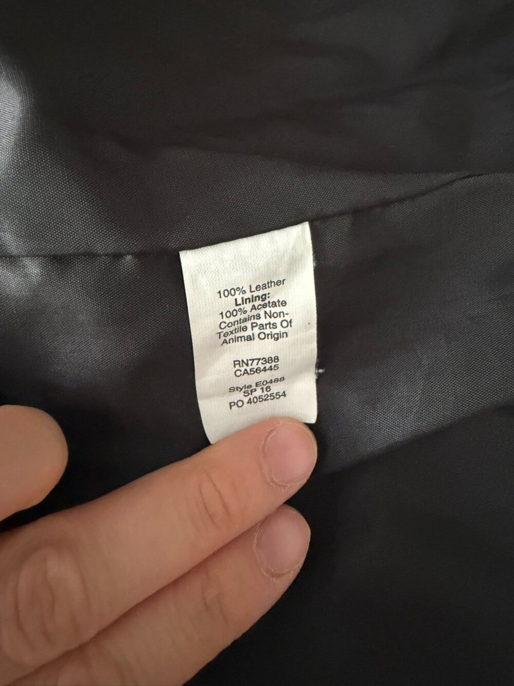 Madewell Moto Leather Jacket - Black - Size S - Picture 5 of 5
